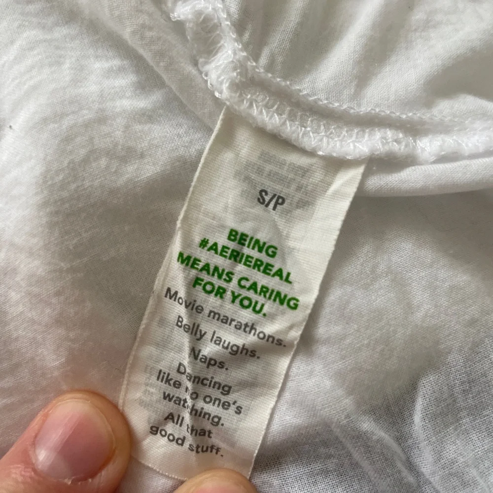 Aerie Linen Blend Lined Ruffle‎ Wrap Mini Skirt White Size XS